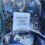 Ladies Cornflower Blue Paisley Printed Lace insert Midi Dress from Jessica Graaf Image 3