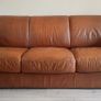 Fine Italian leather couch  and optional loveseat Image 2