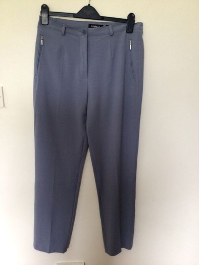 BNWTS ROBELL model Sahara pale blue trousers Uk 14 includes postage