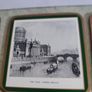 Set Of 6 Small Coasters Of Old Dublin Sites In Box. Image 3