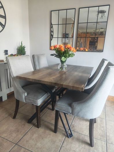 dining table and chairs