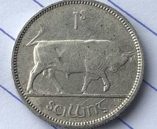 Ireland Silver One Shilling