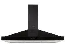 Black cooker hood