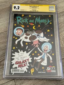 Rick and Morty SIGNED Comic RAR