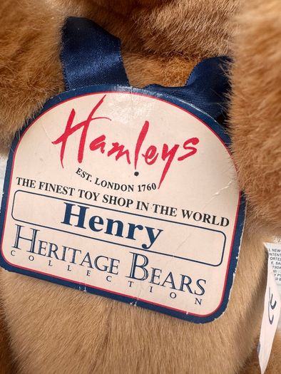 Hamleys Heritage Bears Collection Henry approx. 28 cm.  Plush Used please see photos
