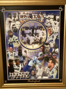 Waterford Hurling Clock ( rare item )