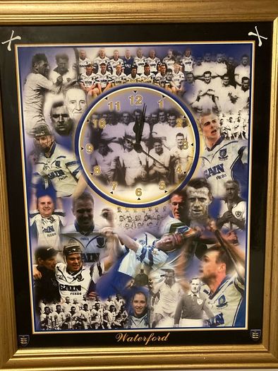 Waterford Hurling Clock ( rare item )