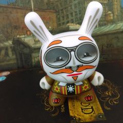 Kidrobot Dunny Pilot Costume Chase !  from Merdivale Sales ! RARITY 1/64 ! by Andrew Bell Scribe Artist ! Vinyl Figure !