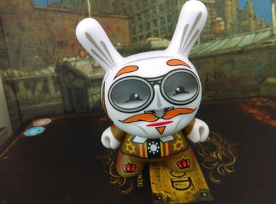 Kidrobot Dunny Pilot Costume Chase !  from Merdivale Sales ! RARITY 1/64 ! by Andrew Bell Scribe Artist ! Vinyl Figure !