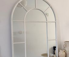 Metal White Mirror