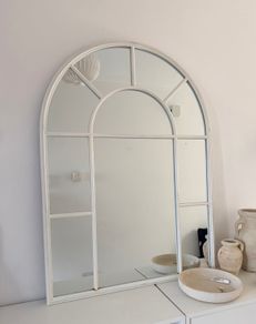 Metal White Mirror