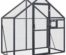 Aviary Anthracite 179x100x185 cm Aluminium