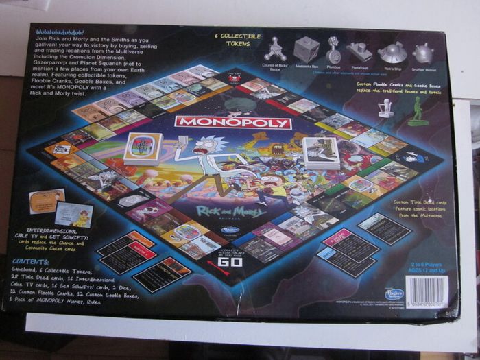 Monopoly Rick and Morty Board Game