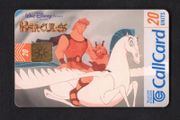 1997 Ireland 20 unit Disney's Hercules film (Gemplus GEM1) Call Card Used. Telecom Eireann card number 1198.