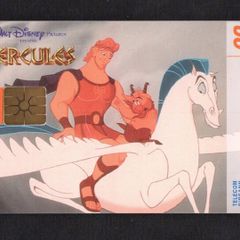 1997 Ireland 20 unit Disney's Hercules film (Gemplus GEM1) Call Card Used. Telecom Eireann card number 1198.
