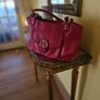 Coach Red Pebble Leather Hand/Shoulder Bag / NEW Image 2