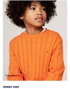 Tommy Hilfiger Orange Kids jumper