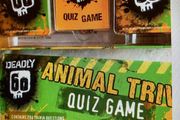 Rare Animal Trivia Card Quiz Game (Deadly 60)