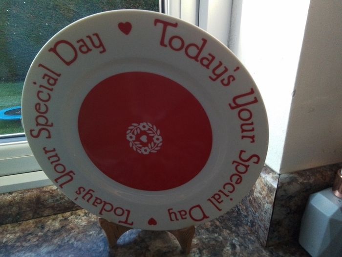Special Day Novelty Plate