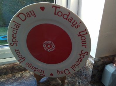 Special Day Novelty Plate