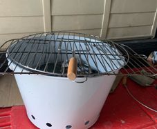 Portable Bucket BBQ never used