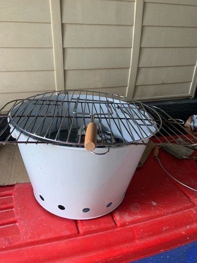 Portable Bucket BBQ never used