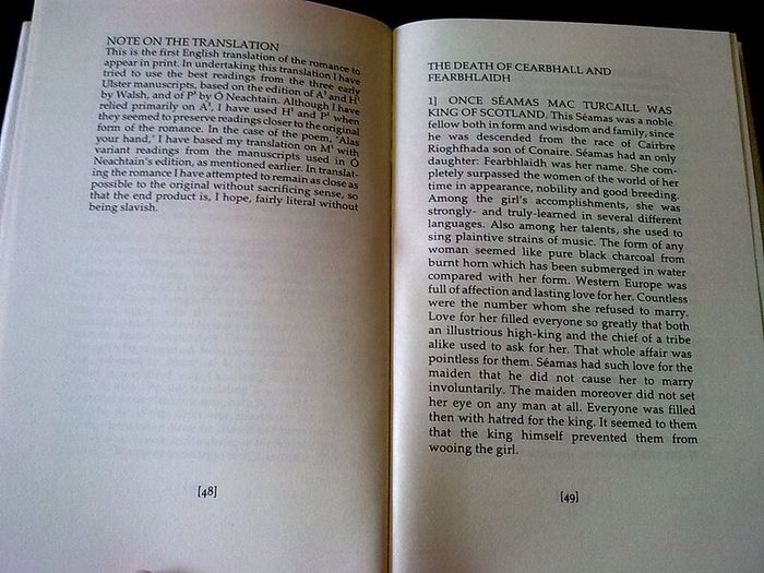The romance of Cearbhall and Fearbhlaidh Ireland Irish Dolmen Press