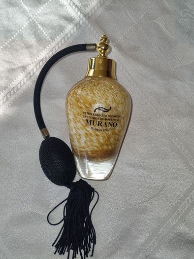 Murano Italian glass perfume bottle