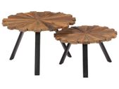 Coffee Tables 2 pcs Solid Reclaimed Wood