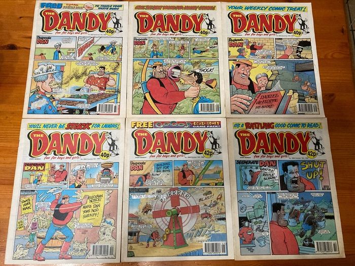 Comics: 'The Dandy' 1995,1996 and 1997 (51 comics)