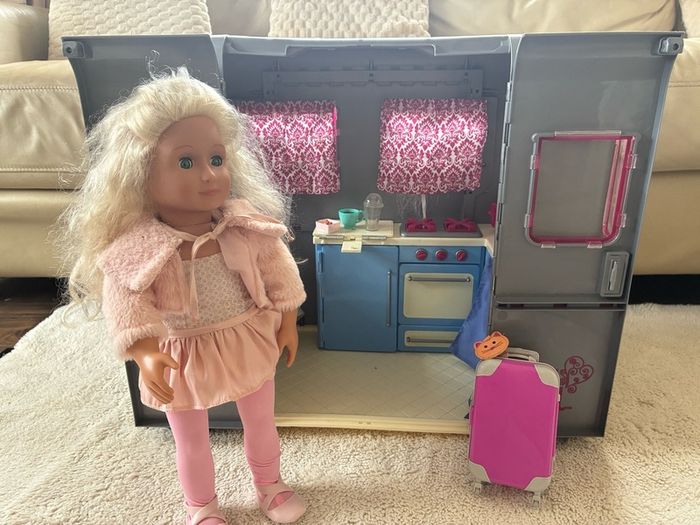 Our Generation Campervan with doll and accessories