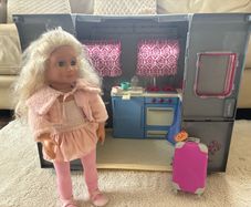 Our Generation Campervan with doll and accessories