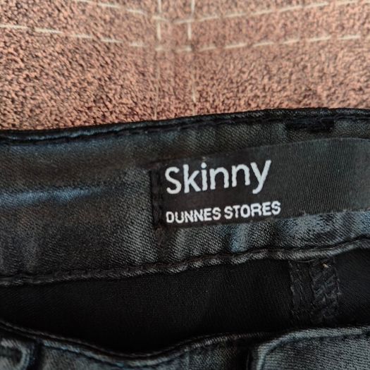 Black Leather look jeans