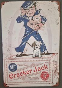 Vintage Style  Metal Sign,  retro cracker / biscuit advertisement. .
