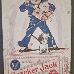 Vintage Style  Metal Sign,  retro cracker / biscuit advertisement. .