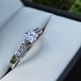 18ct White Gold Diamond Engagement Ring Image 5