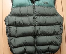 North Face Down Filled Vest - Green - XXL
