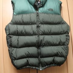 North Face Down Filled Vest - Green - XXL