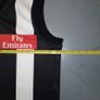 Collingwood (S) Aussie Rules Shirt Jersey AFL Oz Australian adidas Vest Guernsey Vintage Retro Small Magpies Image 6