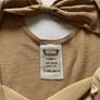 Nicole For F.R Soft Viscose Creamy Caramel Dress with Long Bishop Sleeves Image 5
