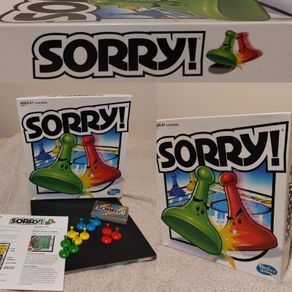SORRY, Classic Hasbro Board Game;