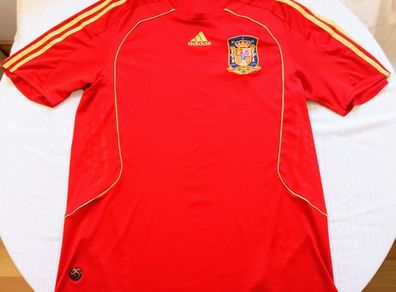 2007/09 Spain Adidas Home Jersey Size L Adults