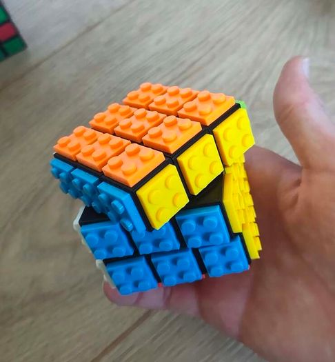 Collection of various puzzle cubes