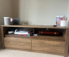 TV Bench and Drinks Cabinet