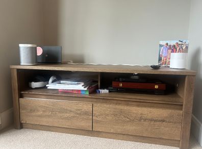 TV Bench and Drinks Cabinet