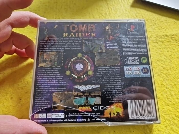 Tomb Raider PlayStation1 Ps1 PlayStation2 Ps2 Games Original