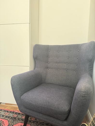 Dark Blue Armchair