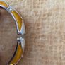 Bangle amber/ivory crystal - hinged Image 5