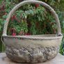 Vintage Continental Embossed Silver Plated Large Basket Image 7