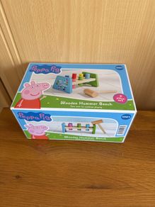 Peppa Pig Wooden Hammer Bench